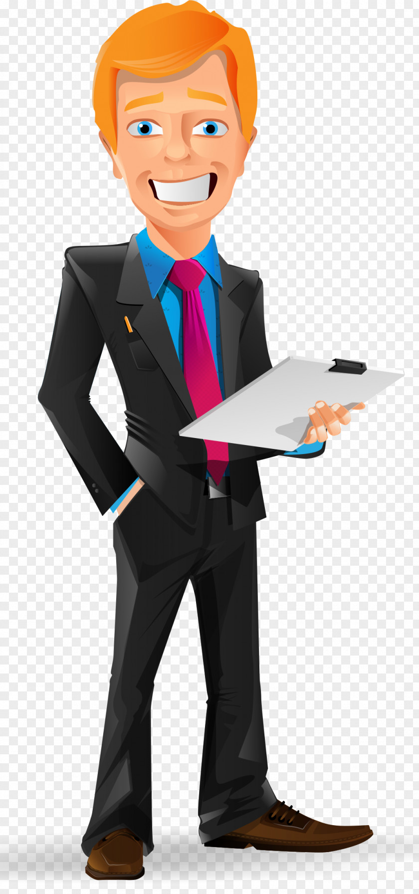 Ingographics Vector Businessperson Cartoon PNG