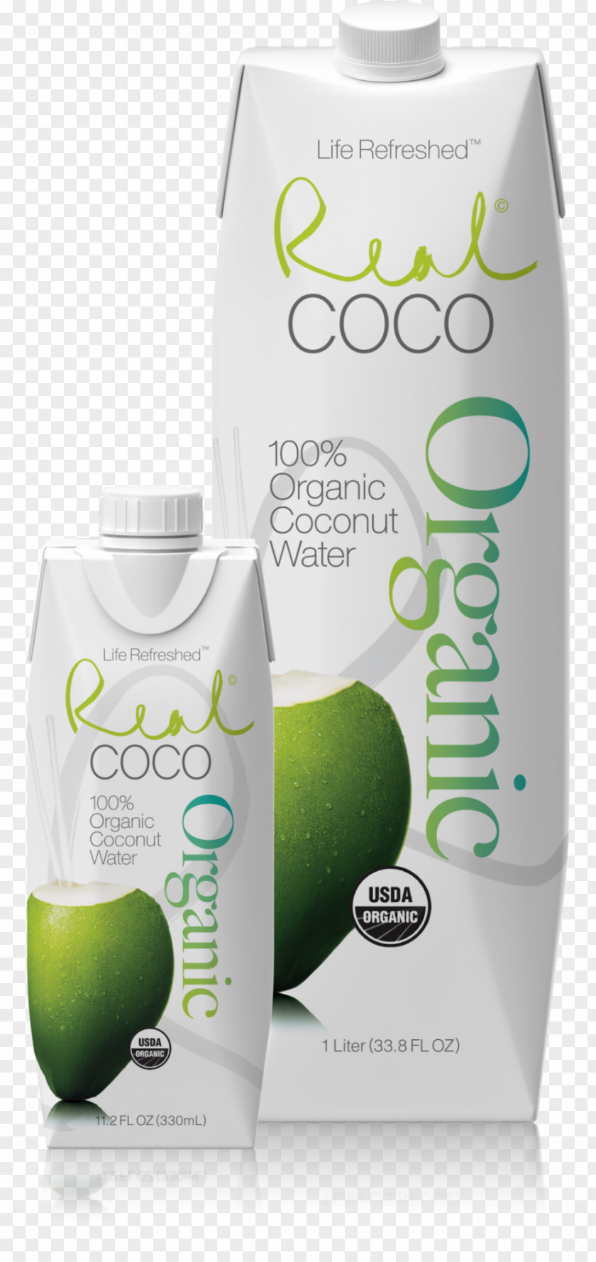 Juice Coconut Water Organic Food Brand PNG