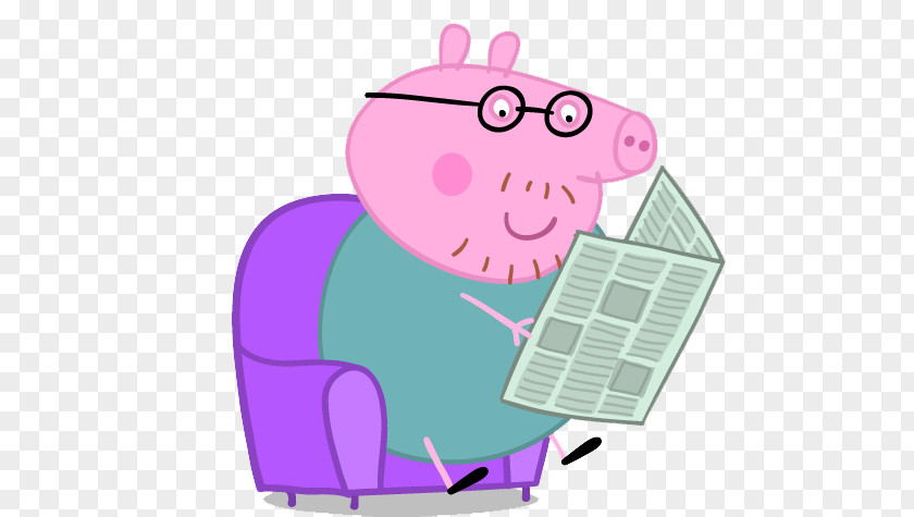 Pig Daddy Mummy Animated Cartoon PNG