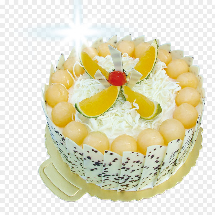 White Chocolate Lemon Cake Torte Birthday Fruitcake PNG
