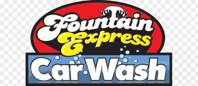 Car Wash Logo Fountain Express Carwash Washing GooGoo 3 Minute EXPRESS WASH PNG