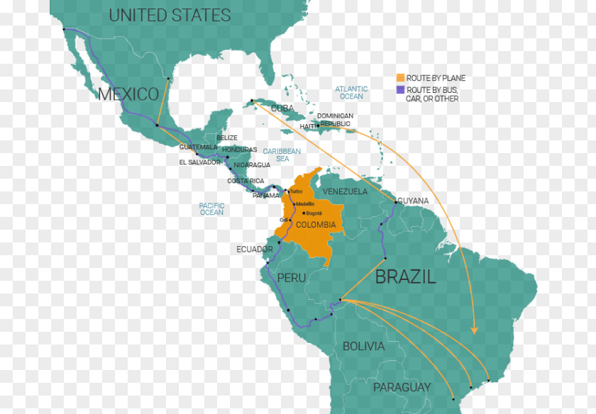 Irregular Borders Latin America South United States Map PNG