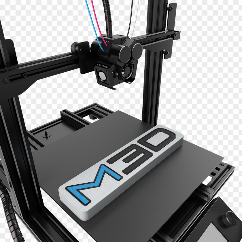 White Crane 3D Printing Printer M3D Color PNG