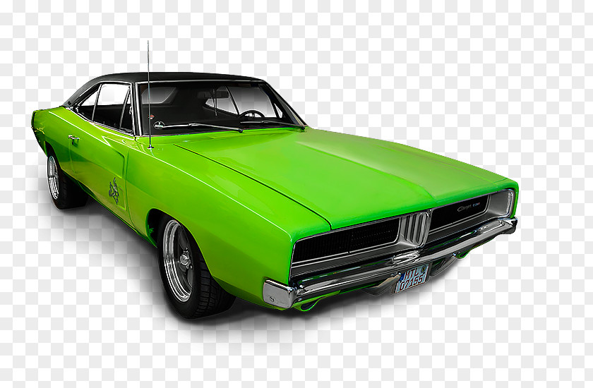 Classic Car Dodge Charger (B-body) Vehicle PNG