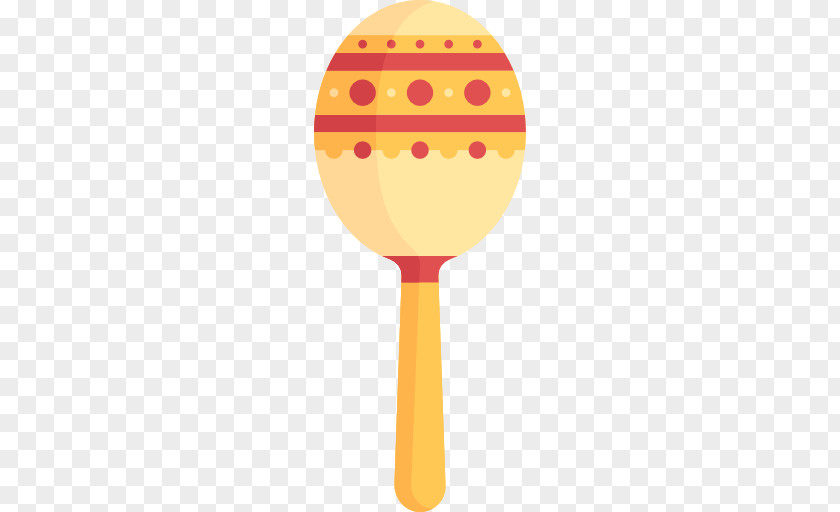 Lollipop Musical Instrument Rattle Percussion Icon PNG