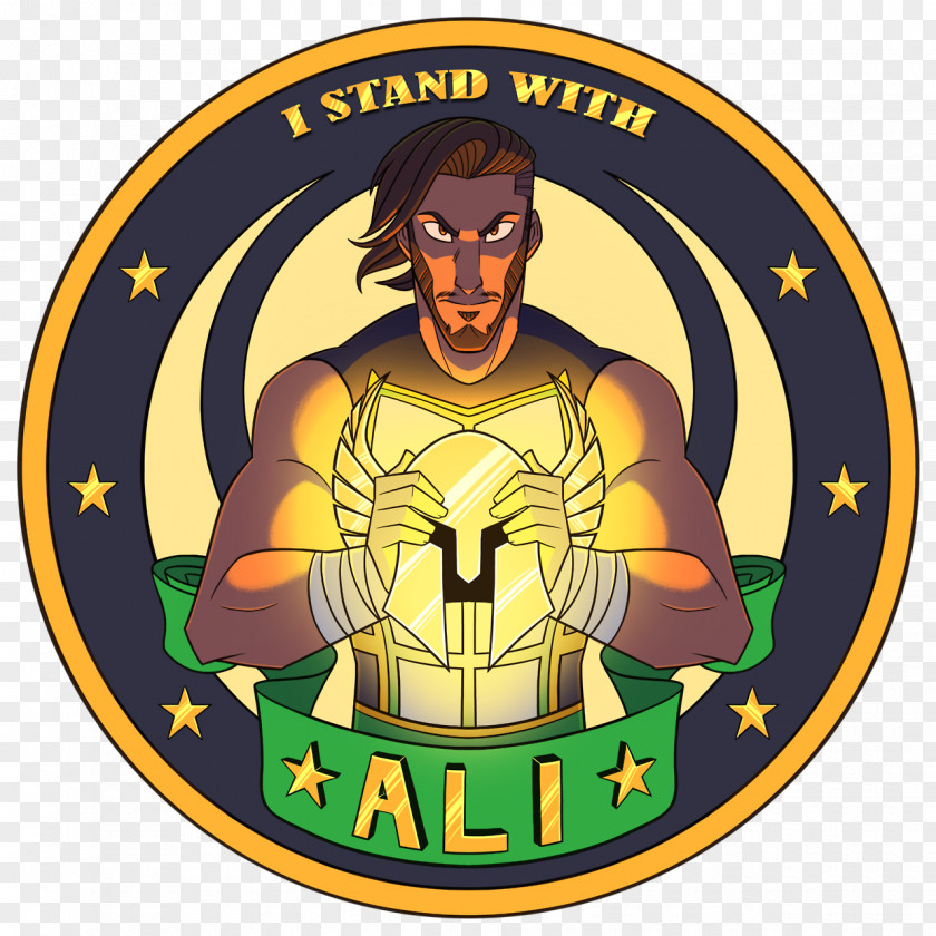 Mustafa Ali Logo Badge Character Recreation Font PNG