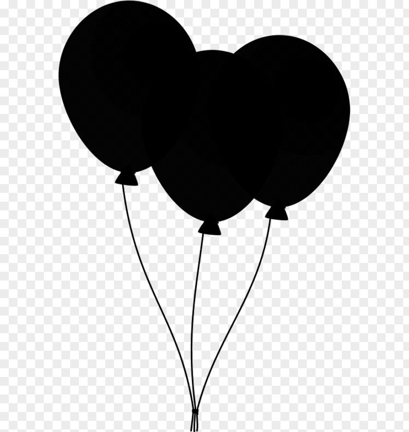 Petal Plant Balloon Black And White PNG