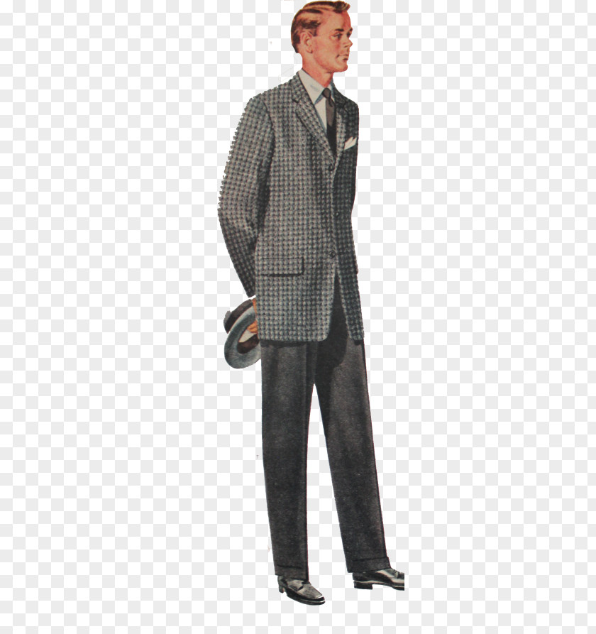 Suit 1950s Tuxedo Fashion Sport Coat PNG