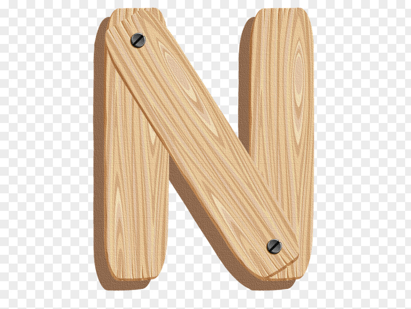 Textura Madera Alphabet Letter N Y PNG