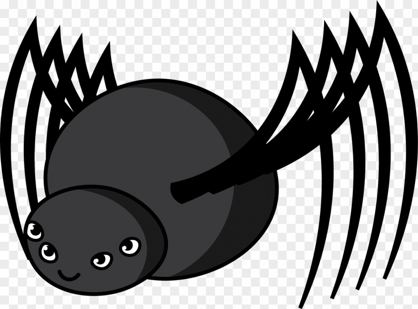 Black Spider Anansi Clip Art PNG