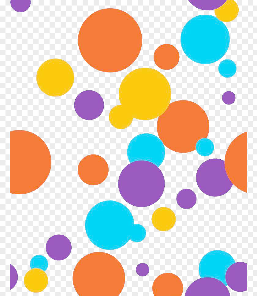 Colorful Dots Color Circle Point Clip Art PNG