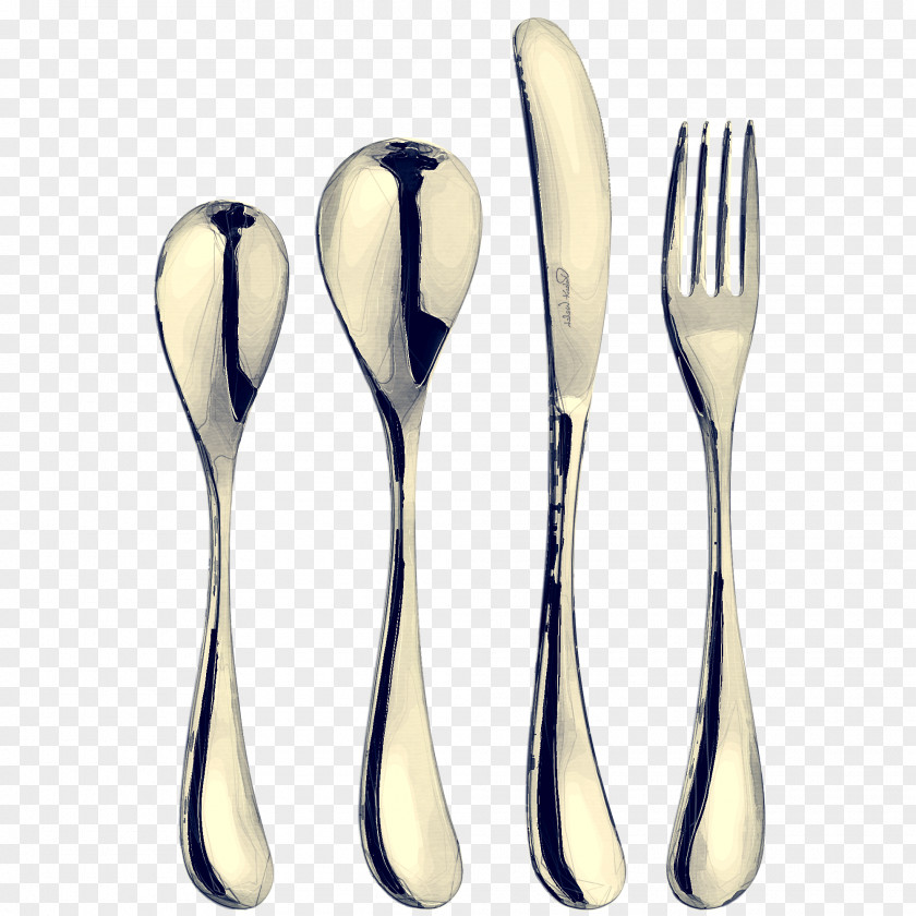 Metal Table Knife Cutlery Tableware Fork Spoon Kitchen Utensil PNG