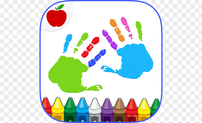 PARADİSE Kids Finger Painting Coloring Child Art Book Fingerpaint PNG