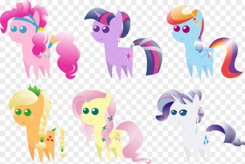 Though Far Apart Pony Pinkie Pie Fluttershy Rainbow Dash Rarity PNG