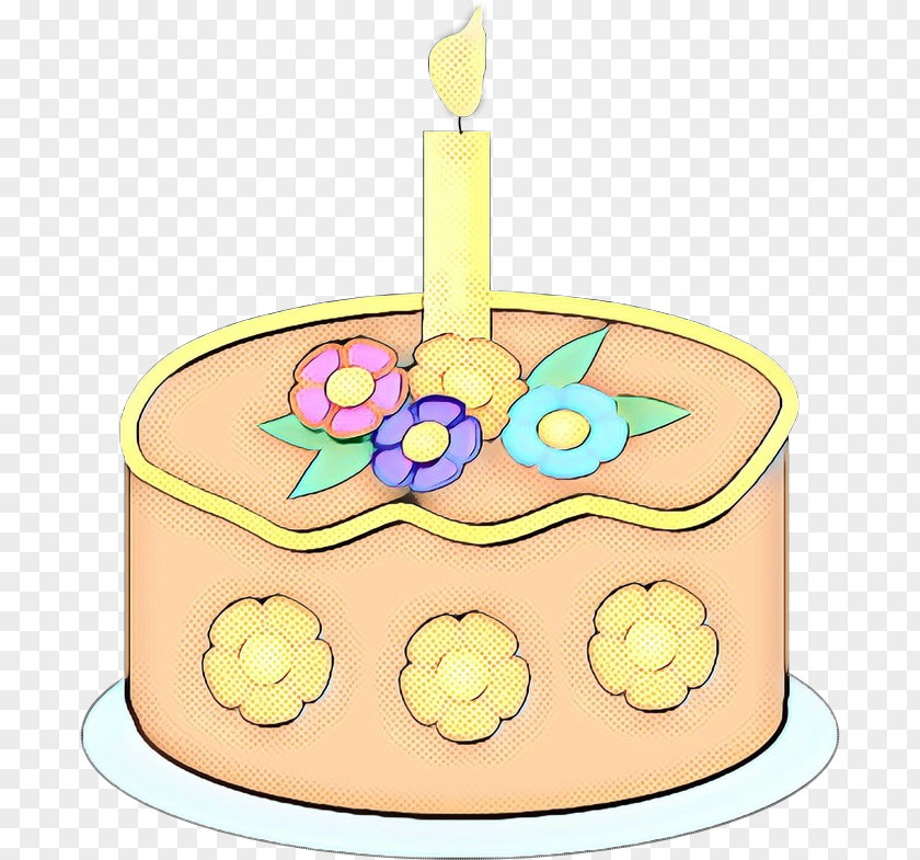 Birthday Candle Cake Cartoon PNG