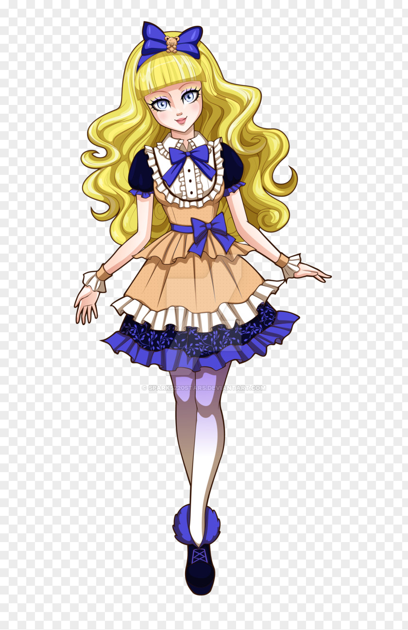 Blondie Ever After High Fan Art PNG