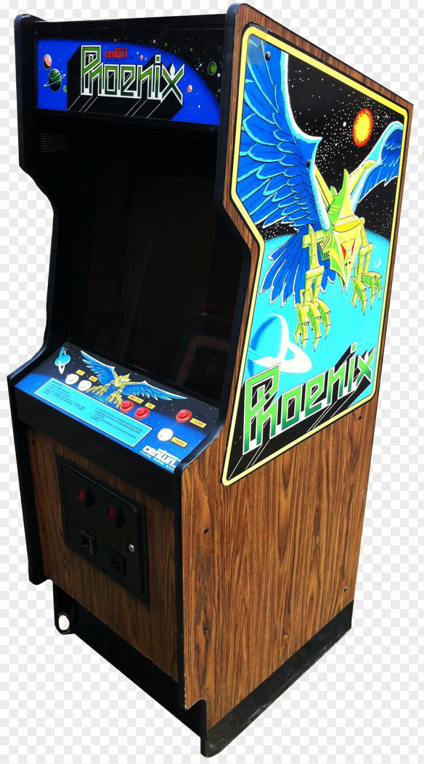 Cabinet Phoenix Arcade Game Galaga Chelnov PNG