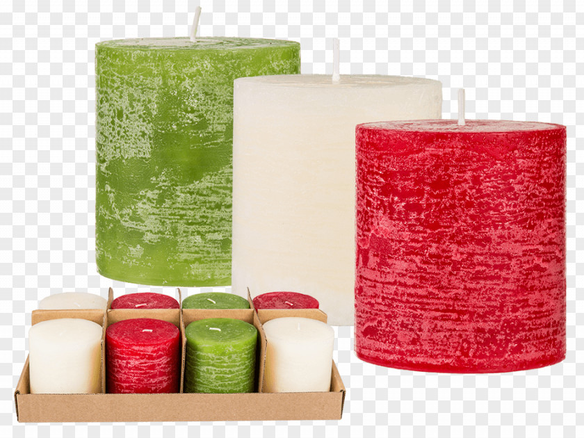 Candle Flameless Candles Cylinder Wax White PNG