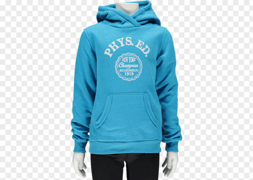 Champion Sweatshirts Hoodie Bluza Sleeve Product Turquoise PNG