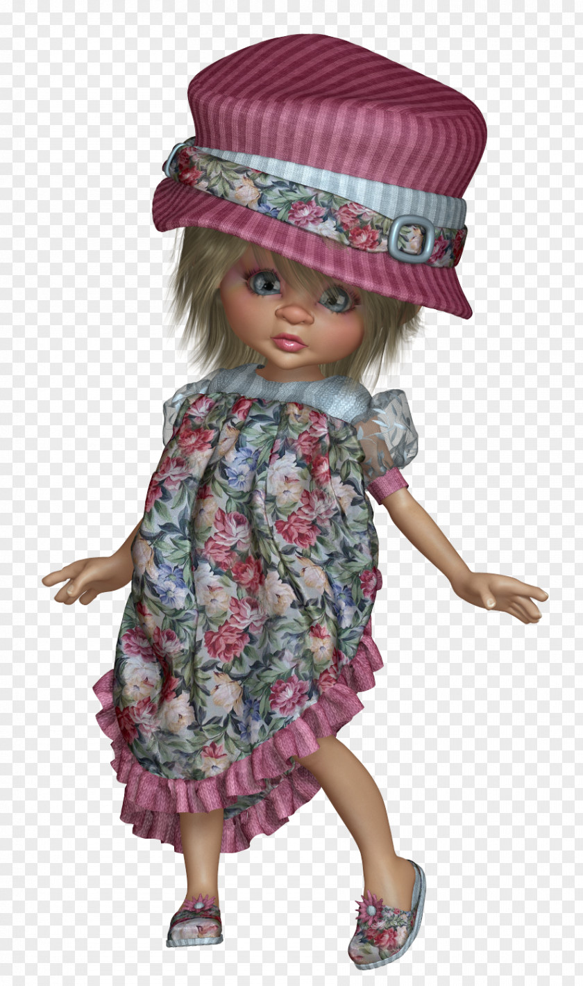 PSP Doll Pink M Toddler RTV Hat PNG