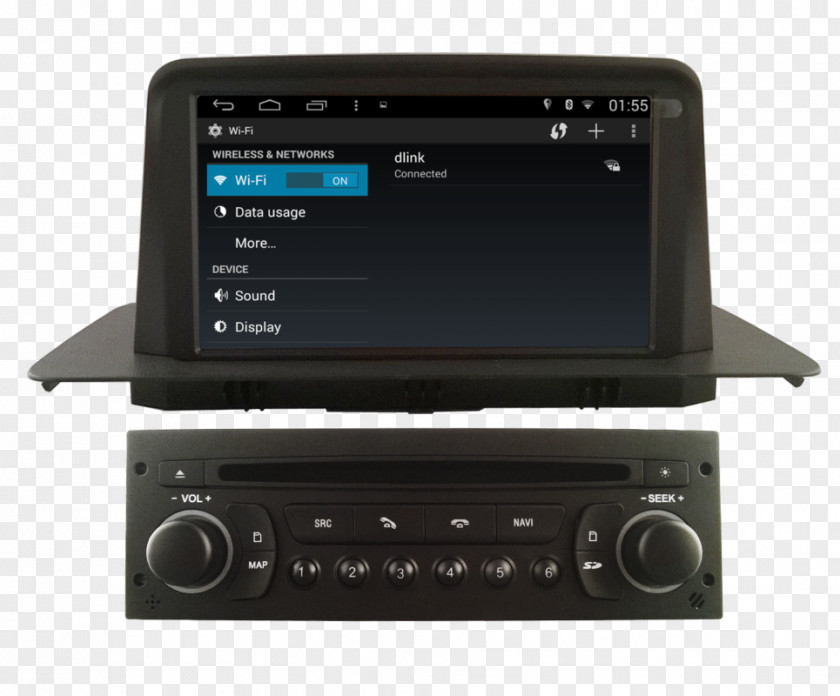 Autoshowroom Citroën C3 GPS Navigation Systems DVD Player Multimedia PNG