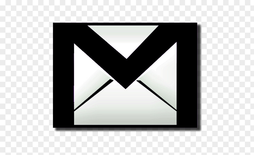 Black Gmail Icon Inbox By Google Account Sync Contacts PNG