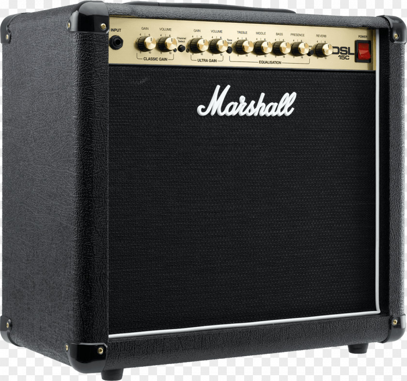 Electric Guitar Amplifier Marshall DSL15 Amplification DSL40C PNG