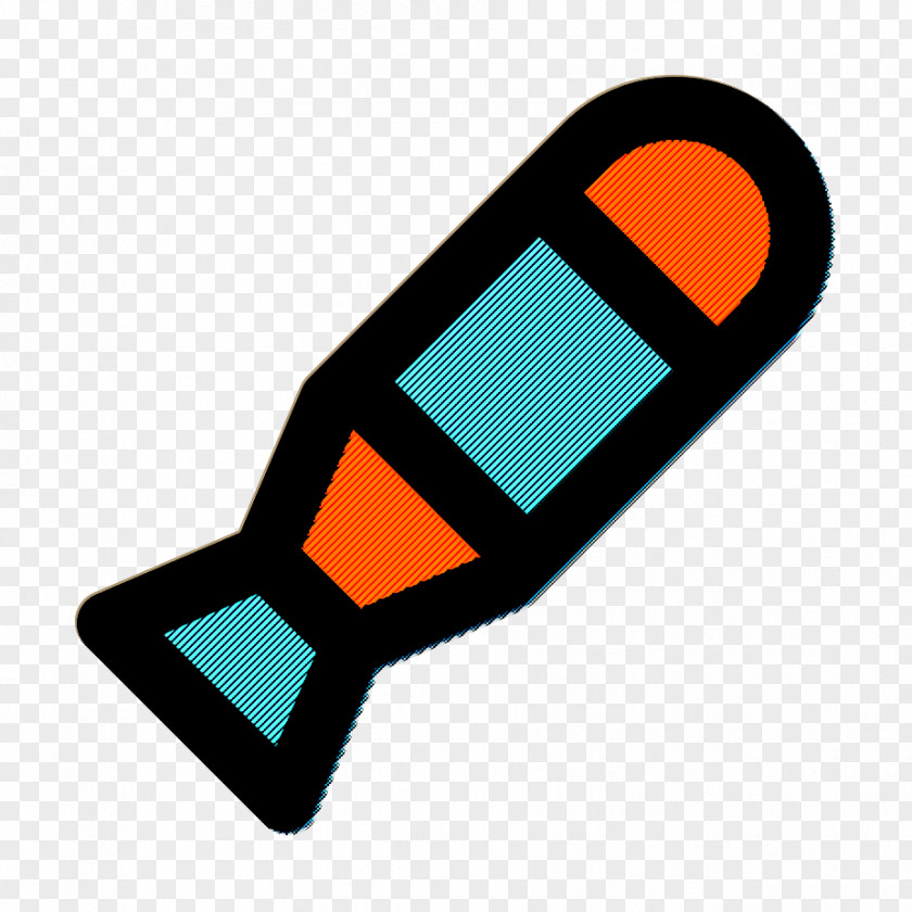 Missile Icon Military Color Bomb PNG