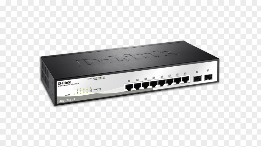 Network Switch Gigabit Ethernet Power Over Small Form-factor Pluggable Transceiver D-Link PNG