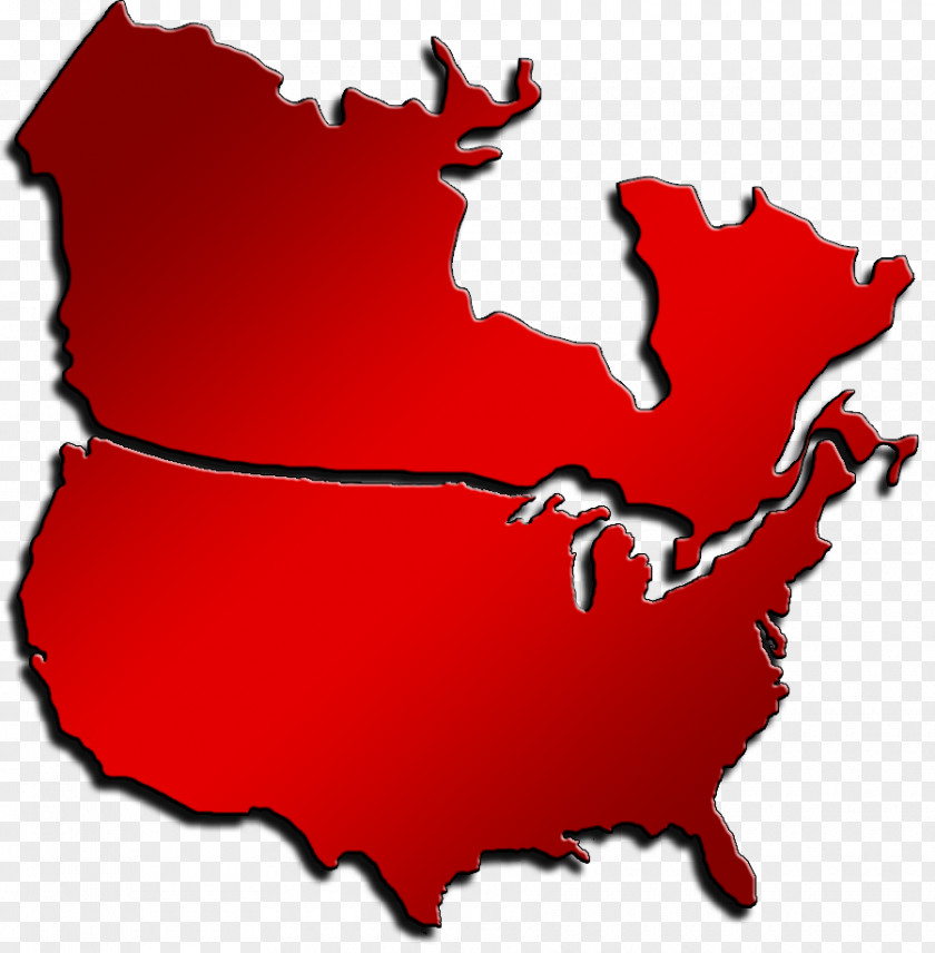United States Map Wall Decal PNG