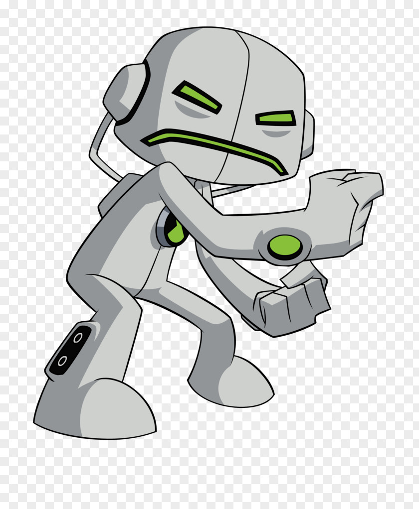 Alien Ben 10 Character Echo PNG