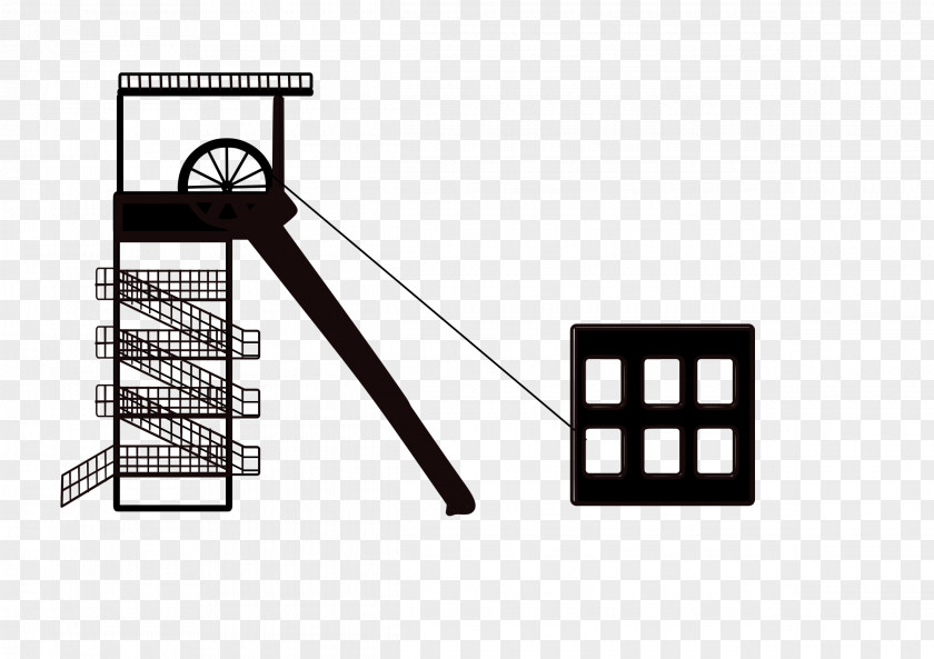 Coal Shaft Mining Clip Art PNG