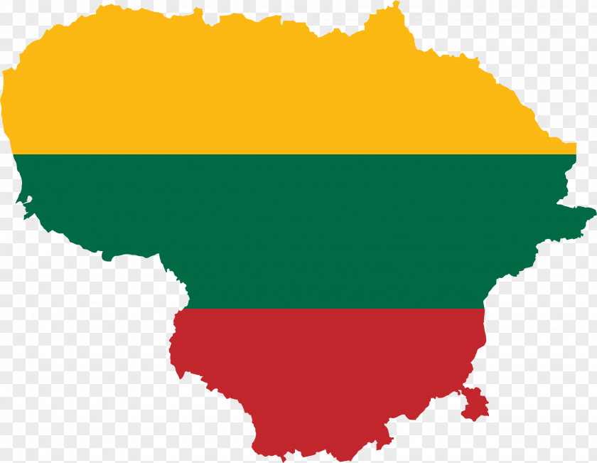 Map Flag Of Lithuania Topographic PNG