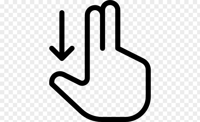Scroll Icon Thumb Gesture Clip Art PNG