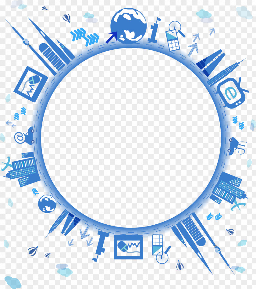 Cartoon Global Village Network Icon PNG