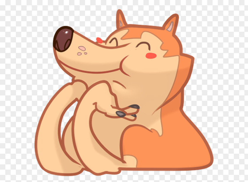 Dog Whiskers Sticker Telegram Emoji PNG