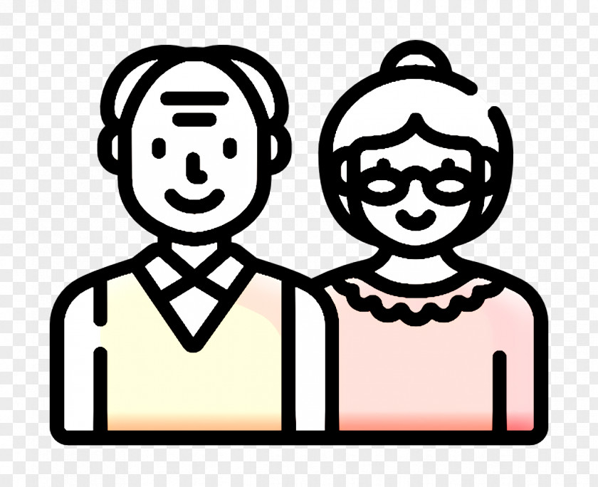Family Life Icon Grandparents PNG