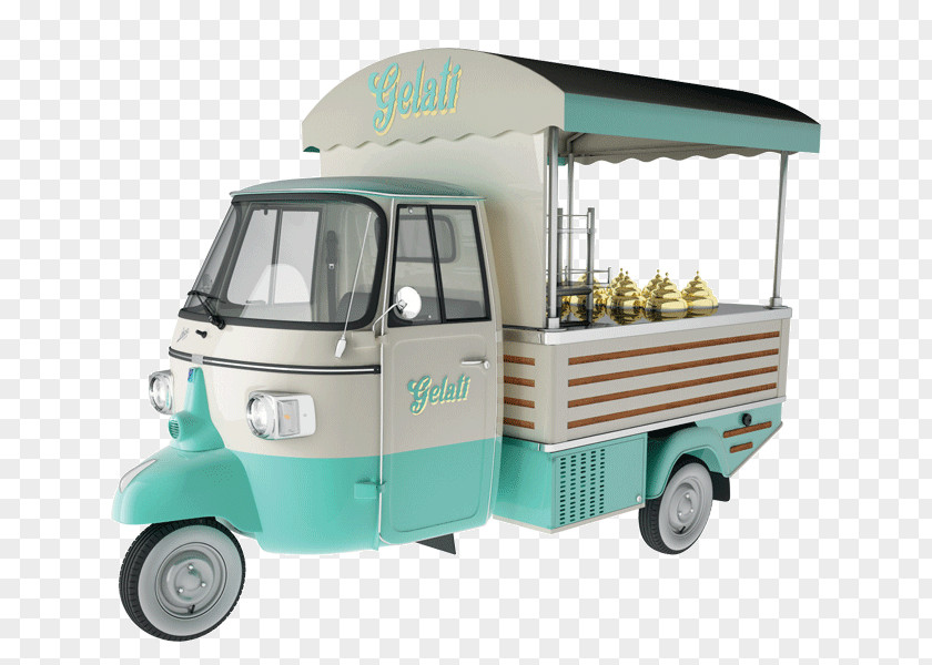 Ice Cream Bakfiets Food Truck Freight Bicycle PNG
