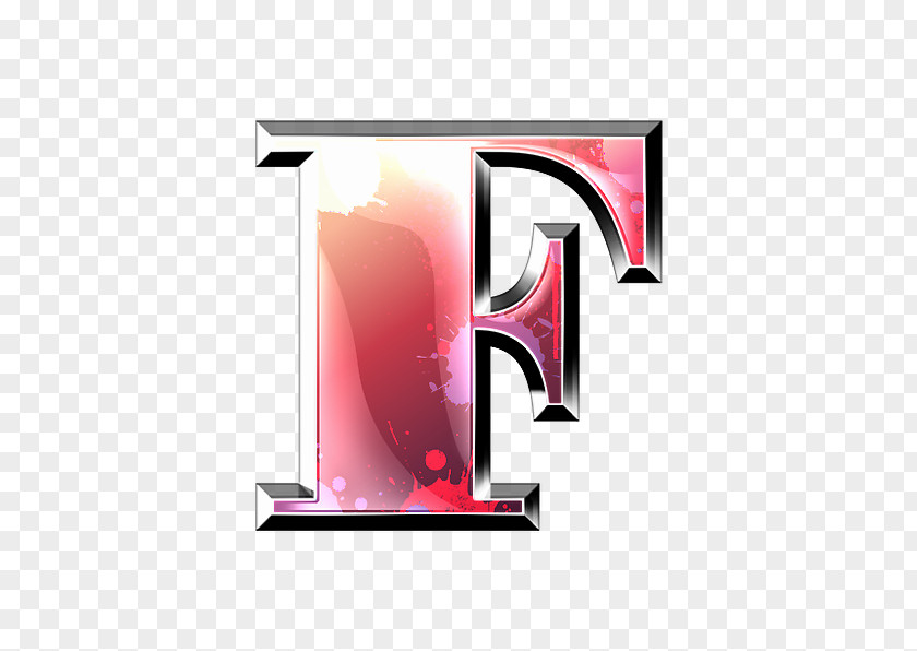 Ink Letters F Letter PNG