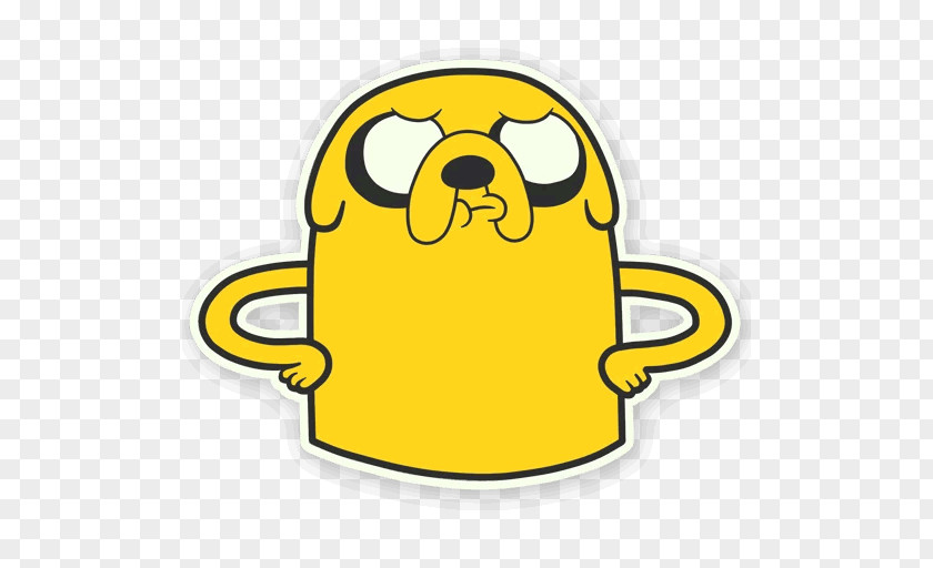 Jake The Dog Sticker Telegram VKontakte Clip Art PNG