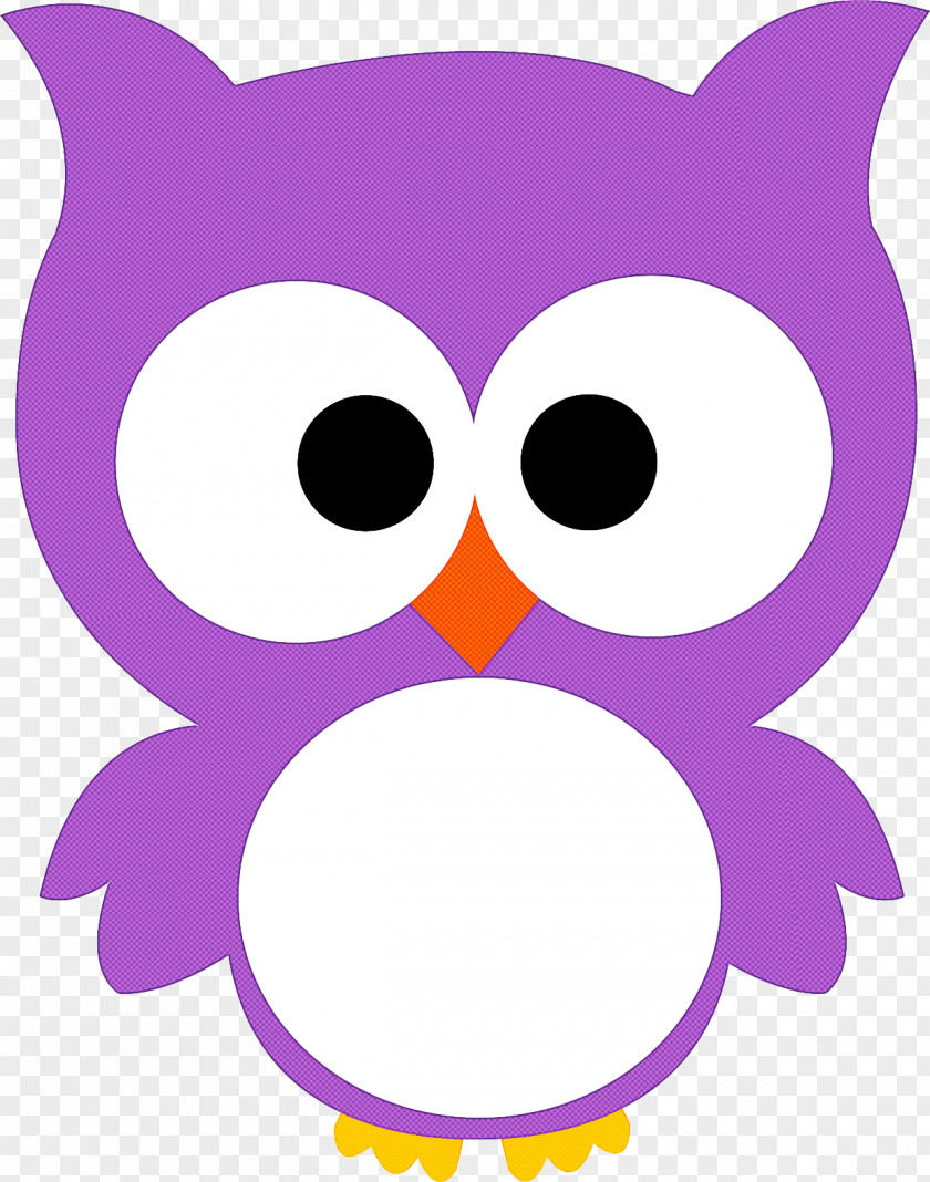 Purple Owl Violet Pink Cartoon PNG
