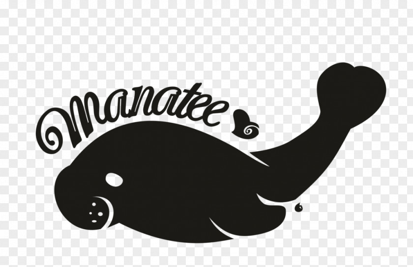 Silhouette Miami Manatees Baby Manatee West Indian PNG