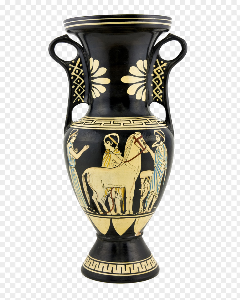Vase Amphora Pottery Of Ancient Greece Black-figure PNG