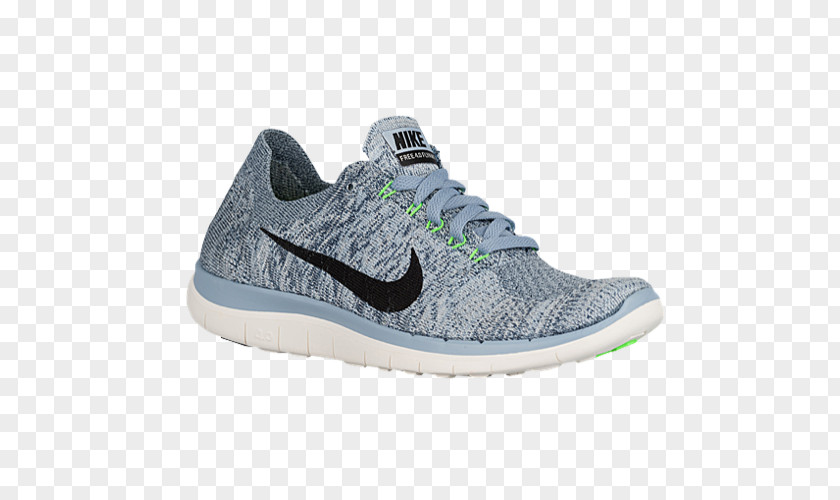 Nike Free Sports Shoes Blue PNG