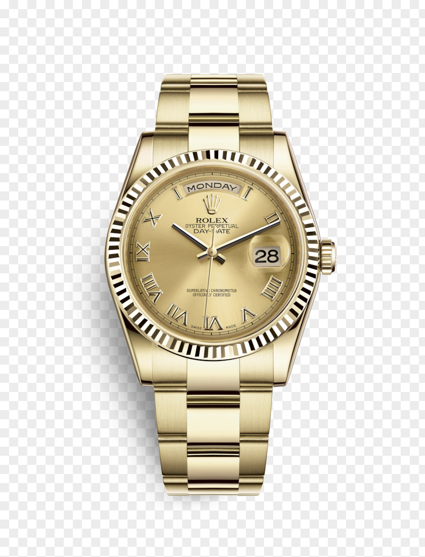 Rolex Datejust Day-Date Watch Diamond PNG