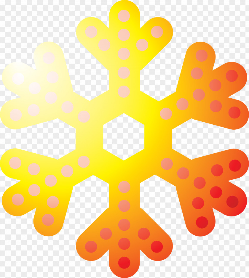 Beautiful Colorful Snowflake Light Halo PNG