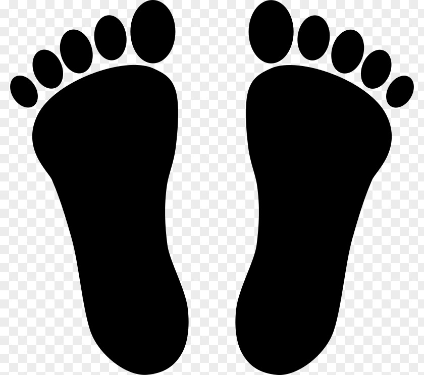 Black Heels Footprint Bigfoot Clip Art PNG