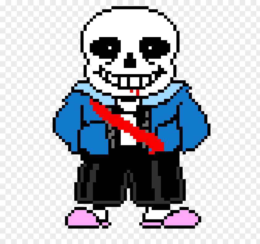 Cartoon Sans Undertale Pixel Art PNG