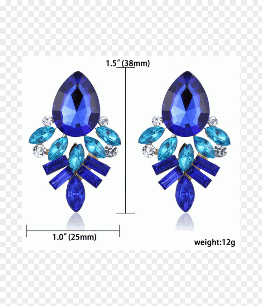 Sapphire Earring Amazon.com Blue Jewellery PNG