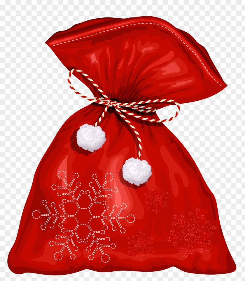 Bum Bags Santa Claus Christmas Gift Clip Art PNG